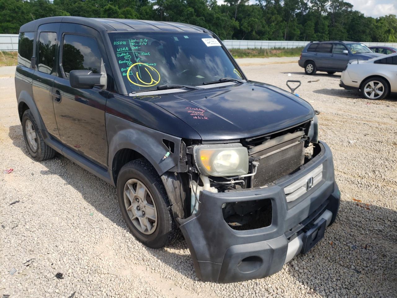 HONDA ELEMENT LX 2007 with VIN 5J6YH18377L009300 - Photo from auction