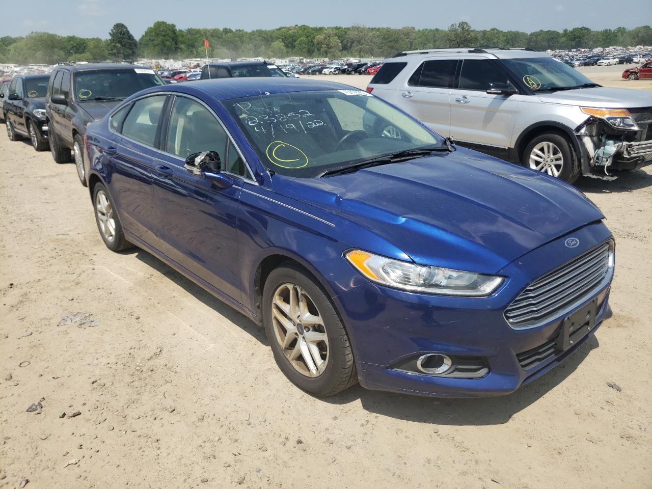 Photo 1 from auction – 2014 FORD FUSION SE with VIN 3FA6P0HD3ER221005
