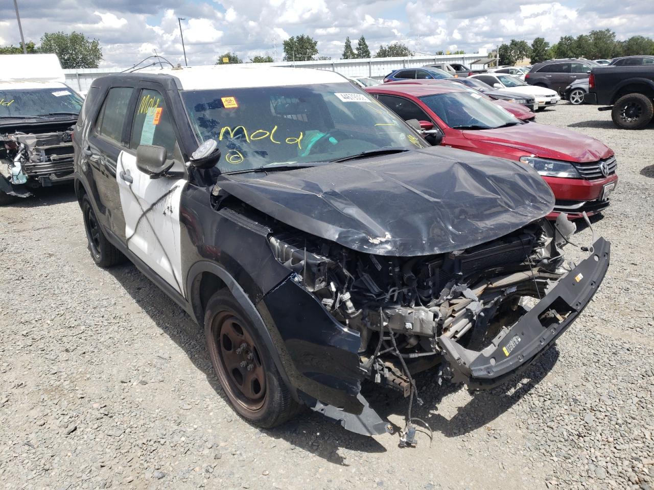 FORD EXPLORER P 2014 with VIN 1FM5K8AR8EGA14394 - Photo from auction