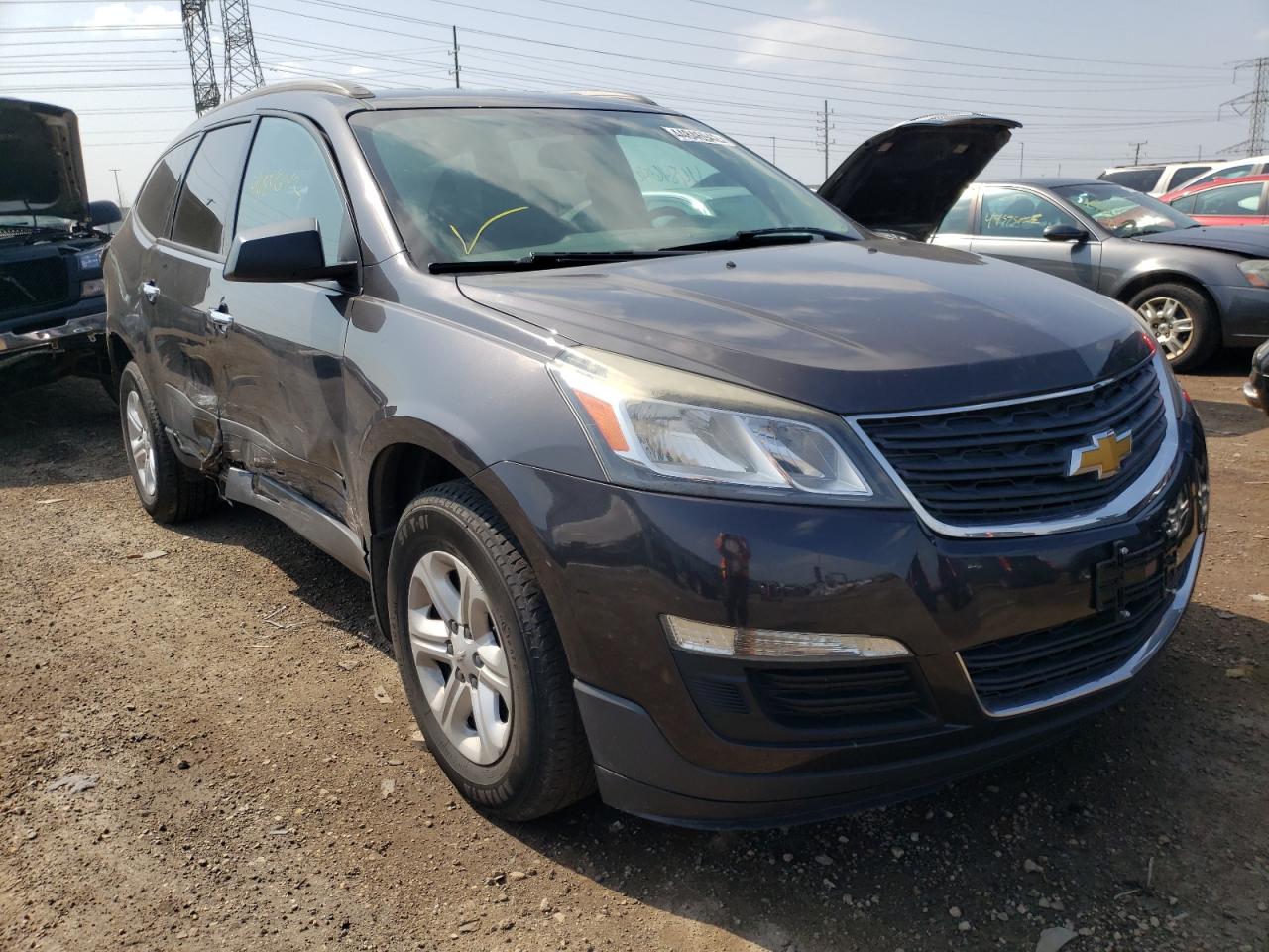 CHEVROLET TRAVERSE L 2013 with VIN 1GNKRFED7DJ121077 - Photo from auction