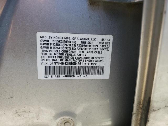 Photo 10 from auction – 2014 HONDA PILOT EX with VIN 5FNYF4H4XEB054561