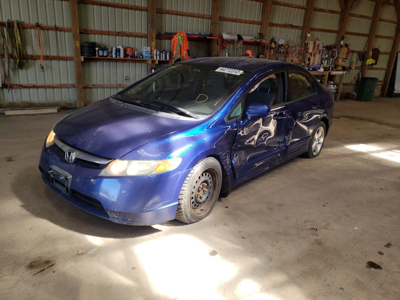 Photo 2 from auction – 2007 HONDA CIVIC LX with VIN 2HGFA16587H007835