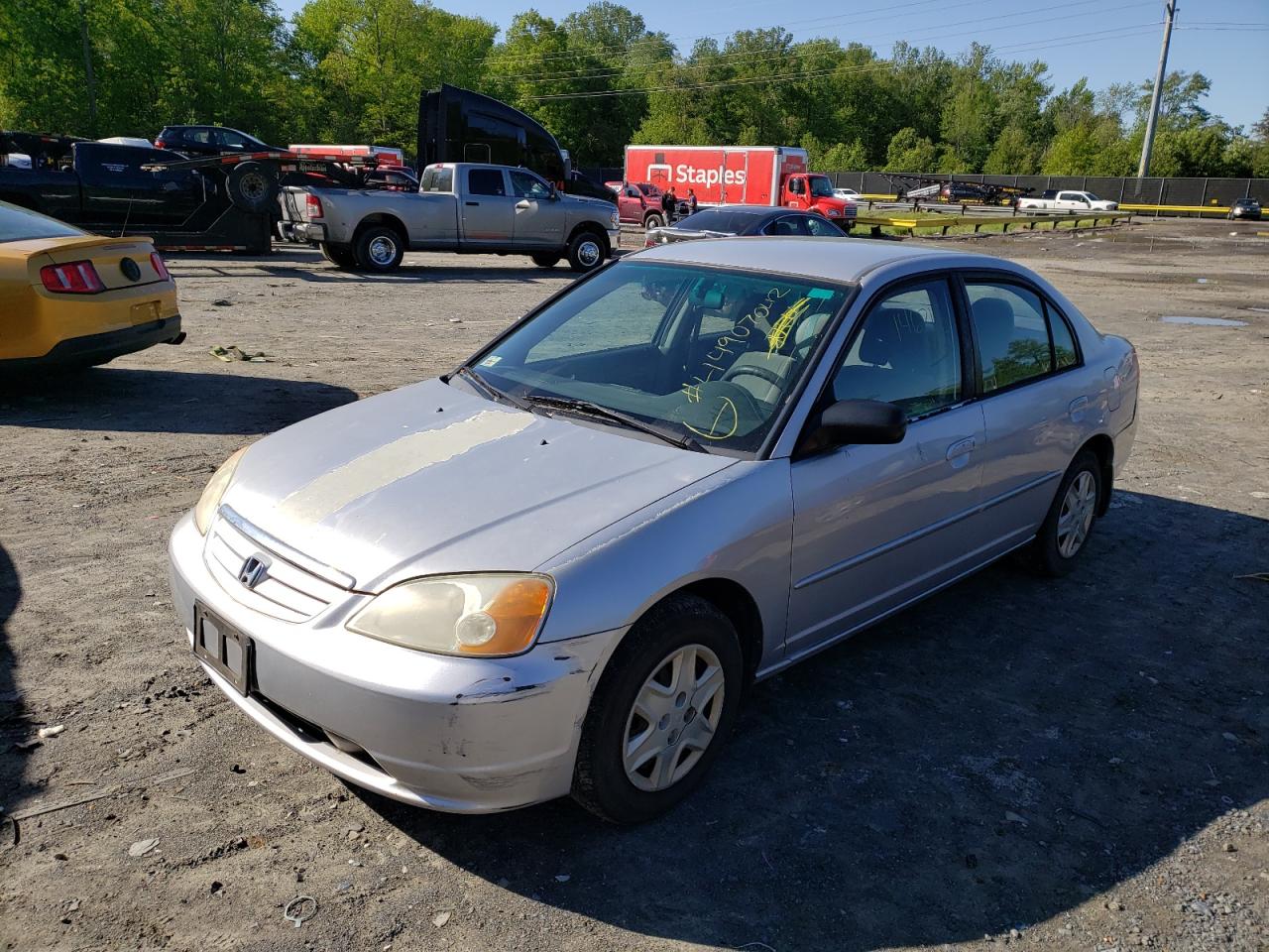Photo 2 from auction – 2003 HONDA CIVIC LX with VIN 1HGES16593L006411