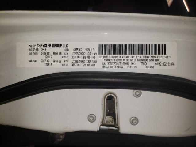 Photo 10 from auction – 2010 DODGE RAM 2500 with VIN 3D7UT2CL4AG161481