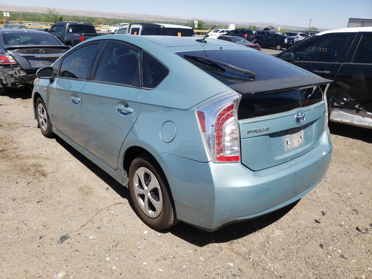 Photo 3 from auction – 2013 TOYOTA PRIUS with VIN JTDKN3DU5D1675657