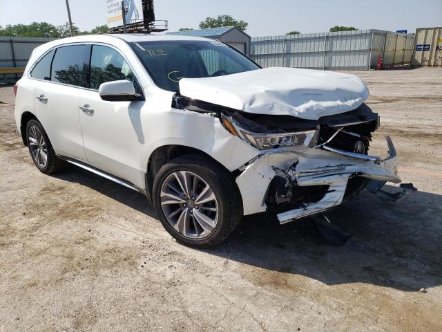 ACURA MDX TECHNO 2017 with VIN 5J8YD4H59HL005384 - Photo from auction