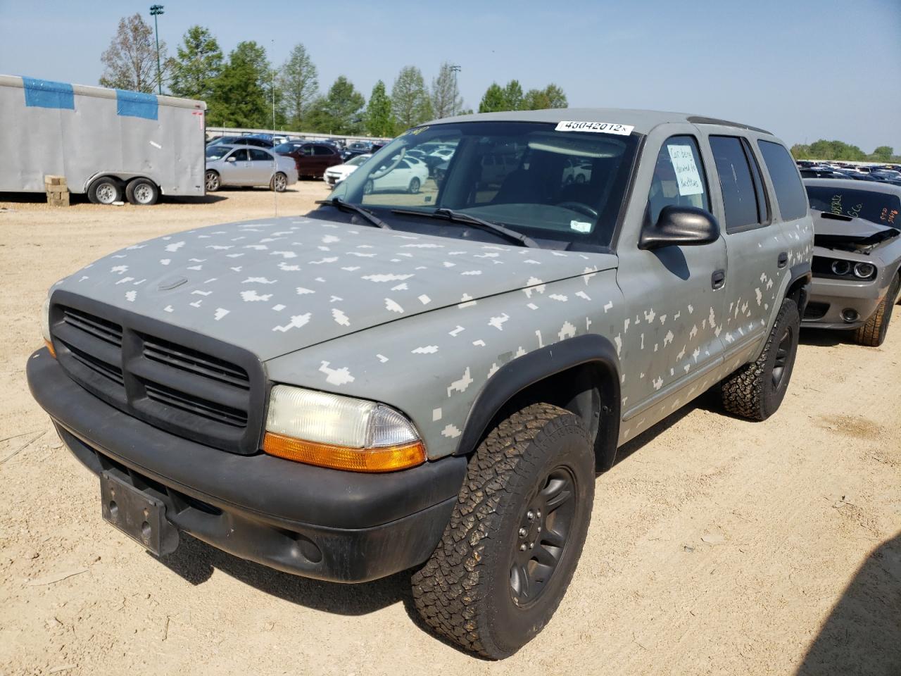 Photo 9 from auction – 2002 DODGE DURANGO SL with VIN 1B4HS48N22F143839