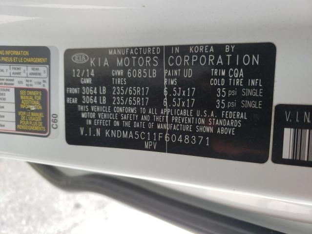 Photo 10 from auction – 2015 KIA SEDONA L with VIN KNDMA5C11F6048371