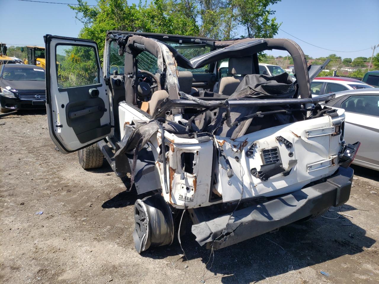 Photo 3 from auction – 2008 JEEP WRANGLER X with VIN 1J4FA24188L602154