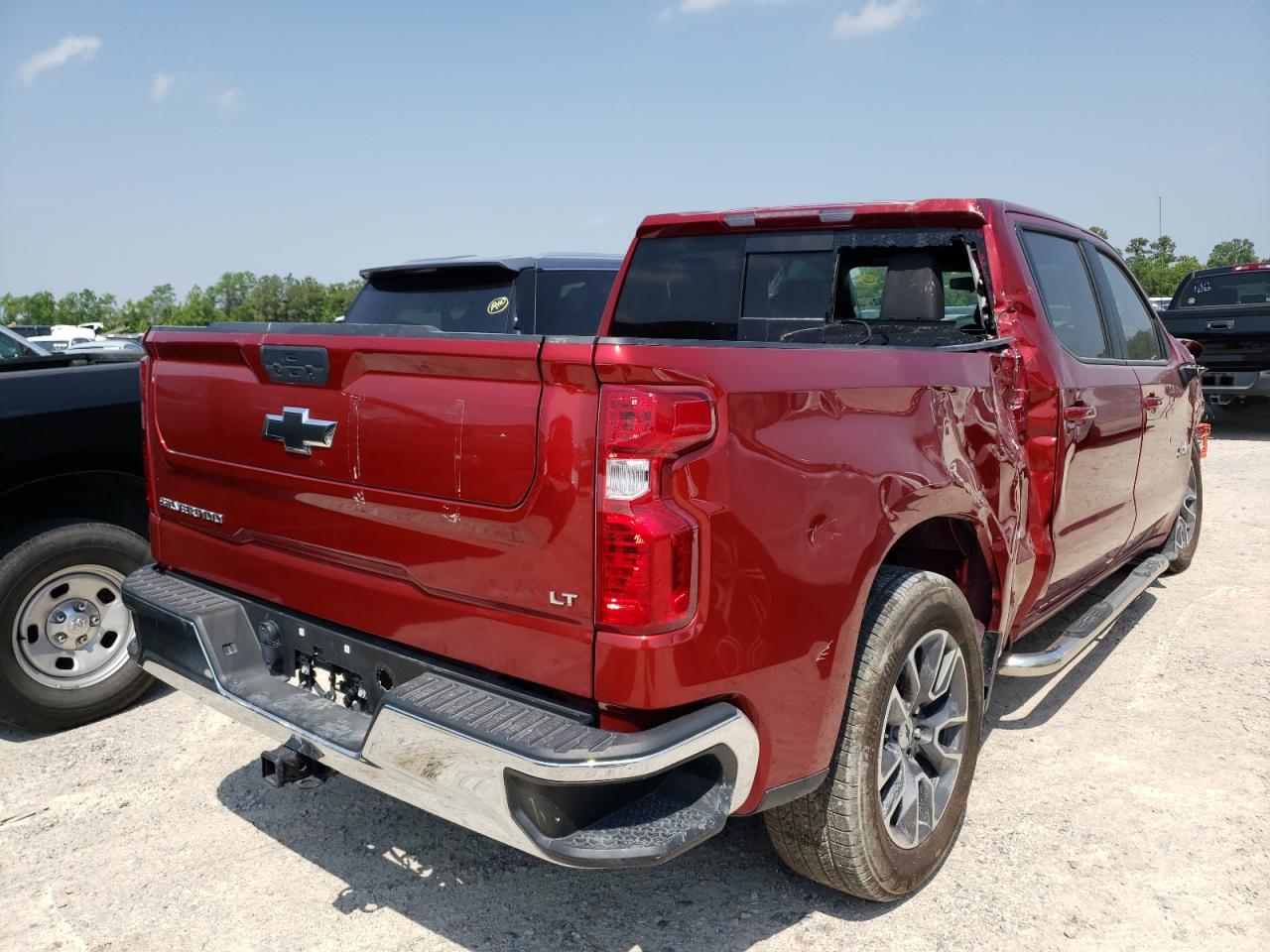 Photo 4 from auction – 2021 CHEVROLET SILVERADO with VIN 3GCPWCED2MG293542