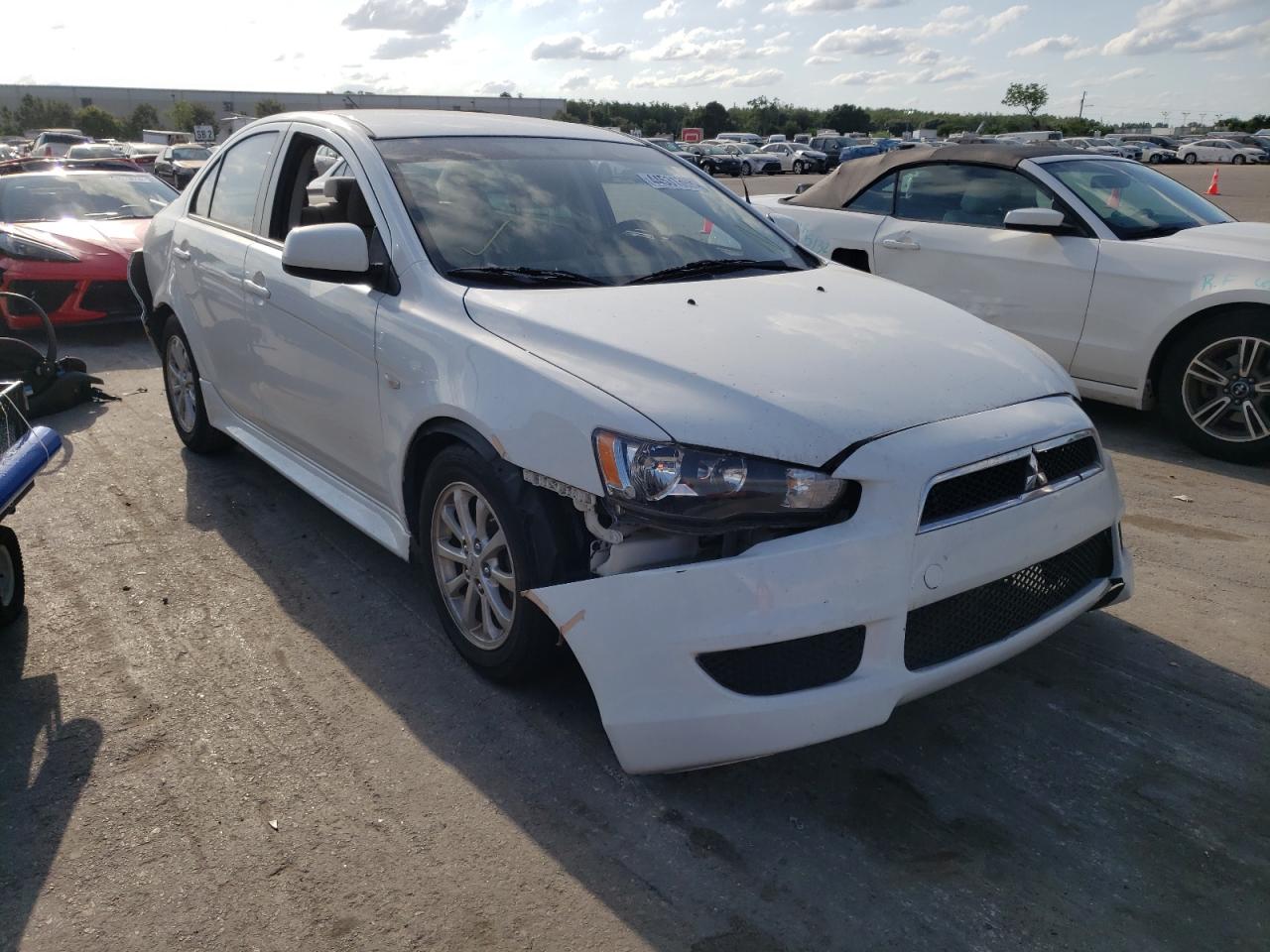 MITSUBISHI LANCER ES/ 2014 with VIN JA32U2FU6EU008380 - Photo from auction