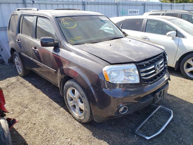 HONDA PILOT EXL 2012 with VIN 5FNYF4H51CB501011 - Photo from auction