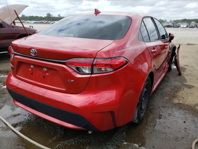 Photo 4 from auction – 2020 TOYOTA COROLLA LE with VIN 5YFEPRAE8LP072400