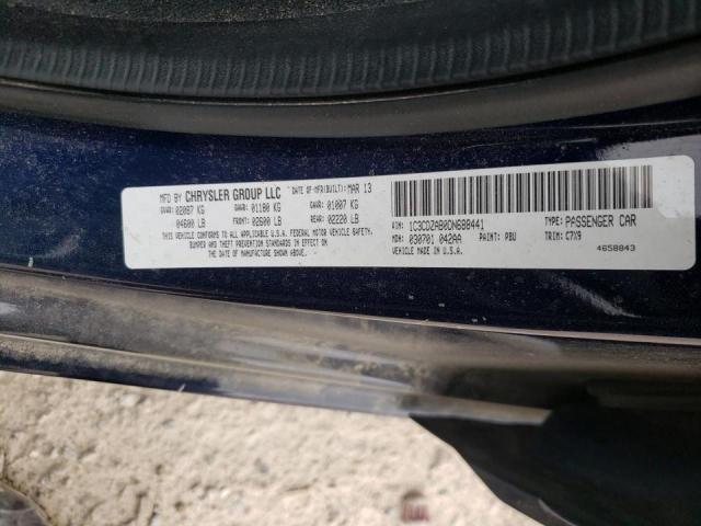 Photo 10 from auction – 2013 DODGE AVENGER SE with VIN 1C3CDZAB0DN688441
