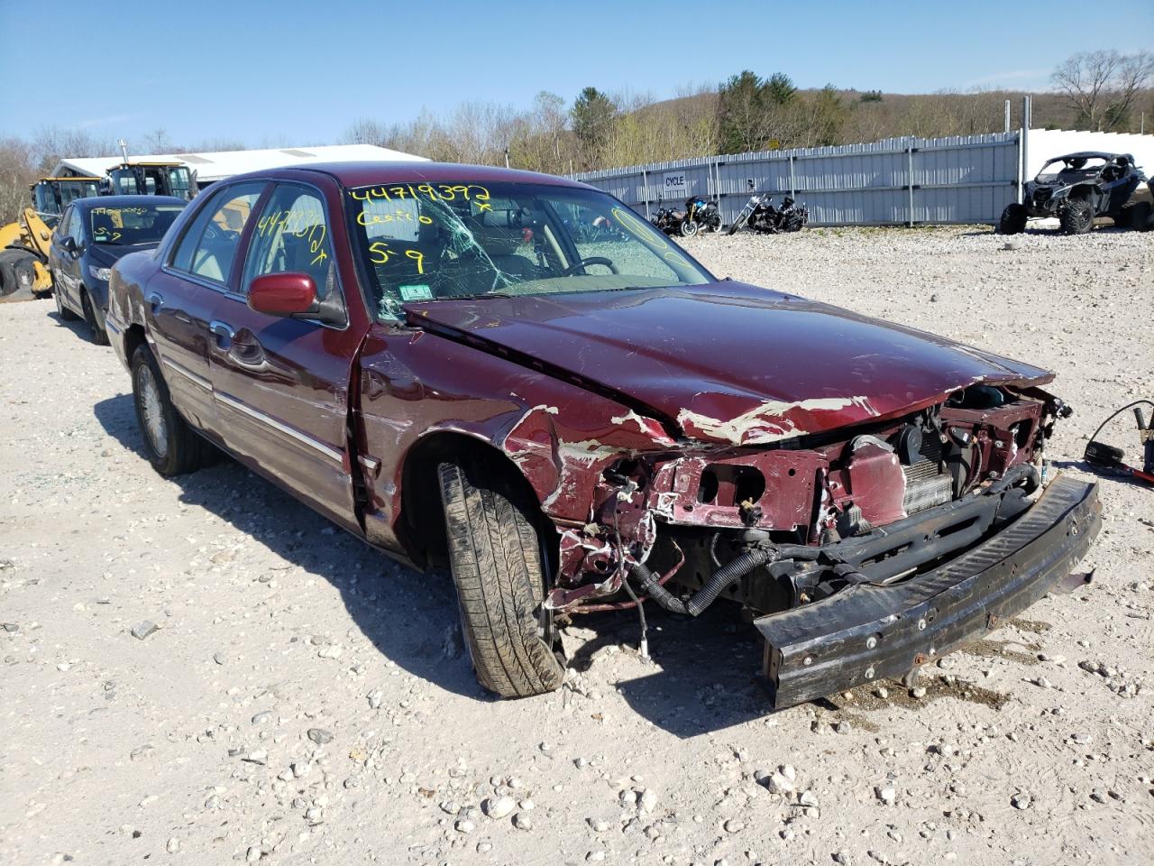 Photo 1 from auction – 2009 MERCURY GRAND MARQ with VIN 2MEHM75V09X604245