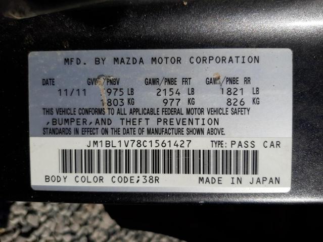 Photo 10 from auction – 2012 MAZDA 3 I with VIN JM1BL1V78C1561427