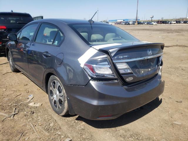 Photo 3 from auction – 2013 HONDA CIVIC HYBR with VIN 19XFB4F35DE202097