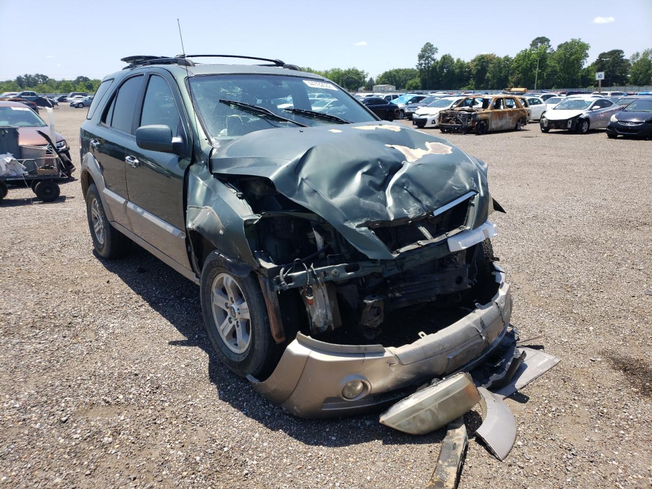 KIA SORENTO EX 2003 with VIN KNDJD733835062714 - Photo from auction