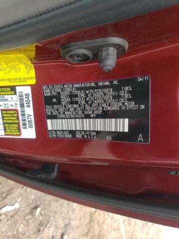 Photo 10 from auction – 2011 TOYOTA SIENNA XLE with VIN 5TDYK3DC1BS145678