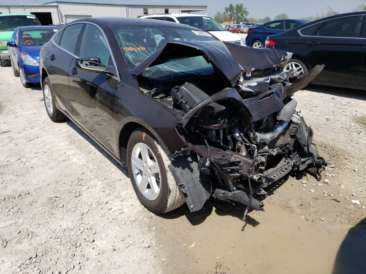 CHEVROLET MALIBU LS 2021 with VIN 1G1ZC5ST4MF083754 - Photo from auction