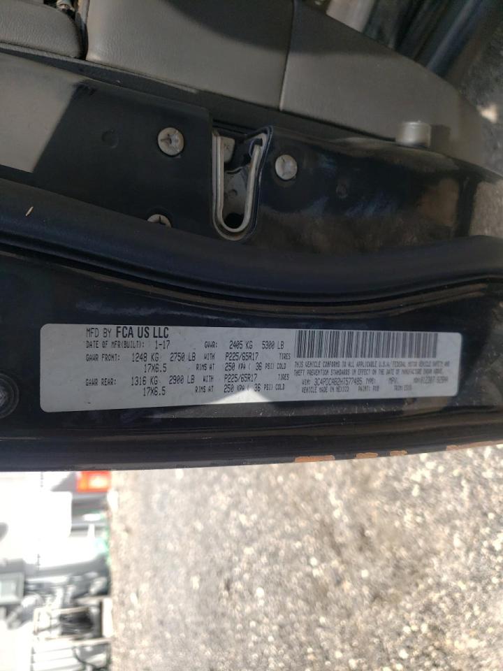 Photo 10 from auction – 2017 DODGE JOURNEY SE with VIN 3C4PDCAB2HT577485