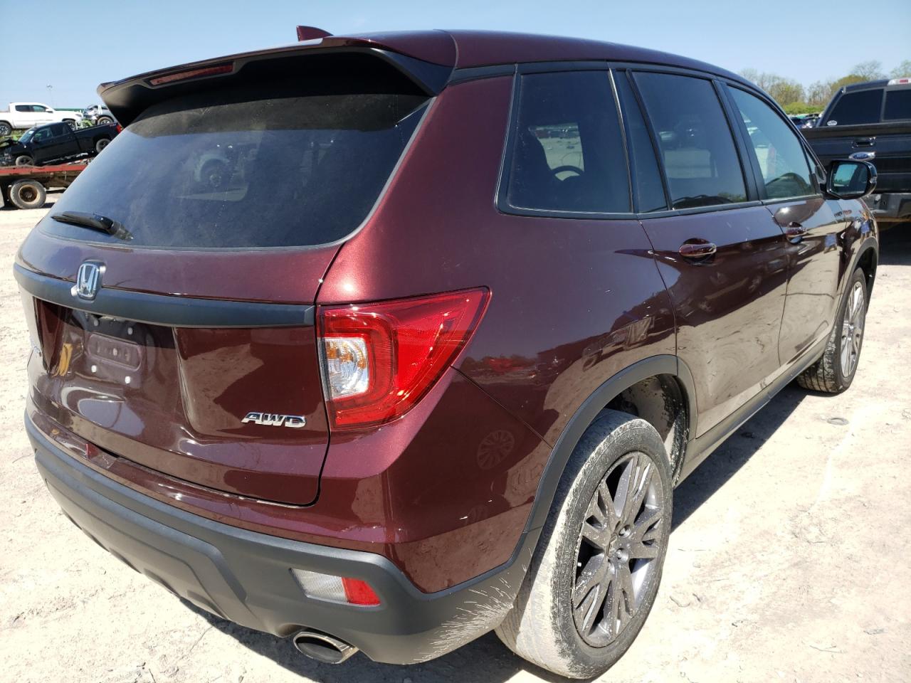 Photo 4 from auction – 2019 HONDA PASSPORT E with VIN 5FNYF8H50KB014582