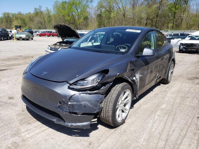 TESLA MODEL Y 2021 with VIN 5YJYGDEE3MF241035 - Photo from auction