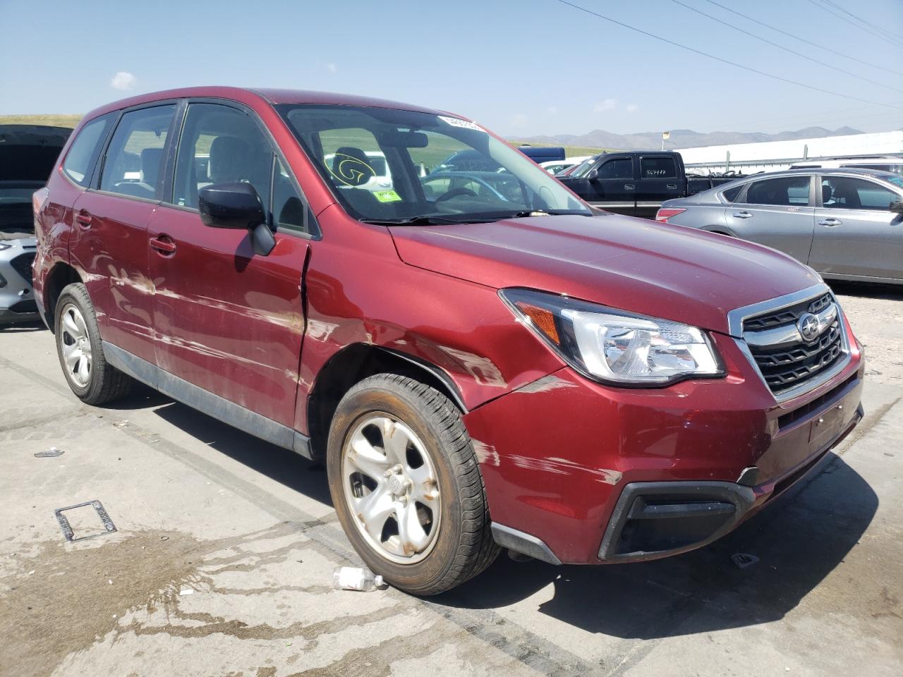 SUBARU FORESTER 2 2017 with VIN JF2SJAAC3HG565805 - Photo from auction