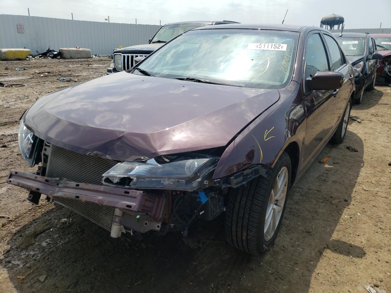 Photo 2 from auction – 2011 FORD FUSION SEL with VIN 3FAHP0JG2BR115850