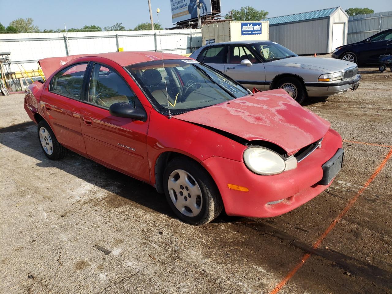 DODGE NEON SE 2001 with VIN 1B3ES46C31D190316 - Photo from auction