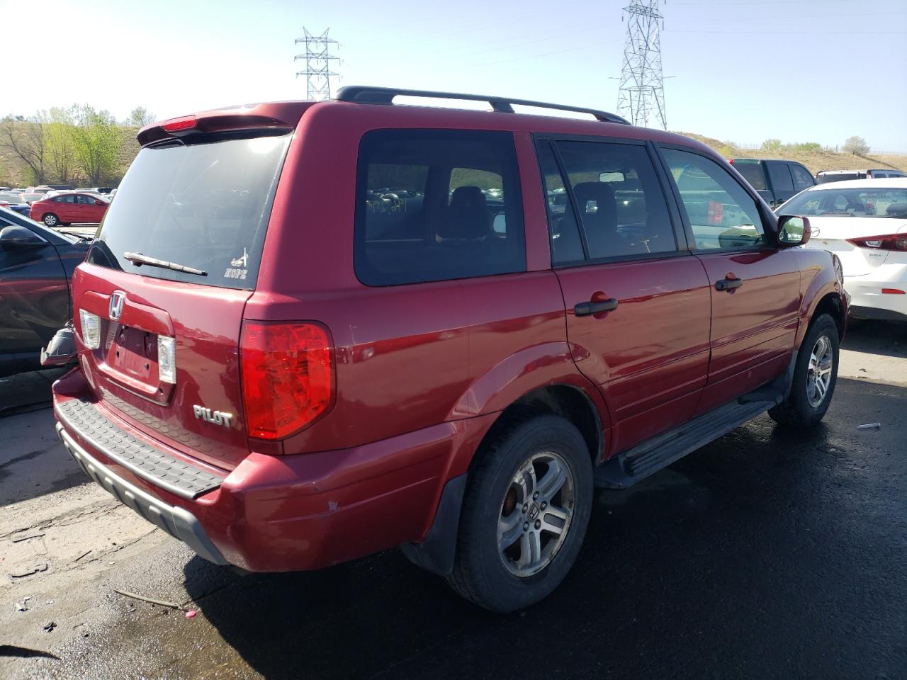 Photo 4 from auction – 2005 HONDA PILOT EX with VIN 5FNYF18435B063939