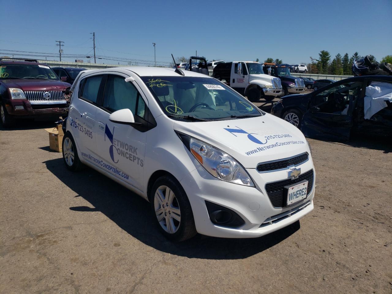 CHEVROLET SPARK LS 2015 with VIN KL8CB6S92FC752885 - Photo from auction