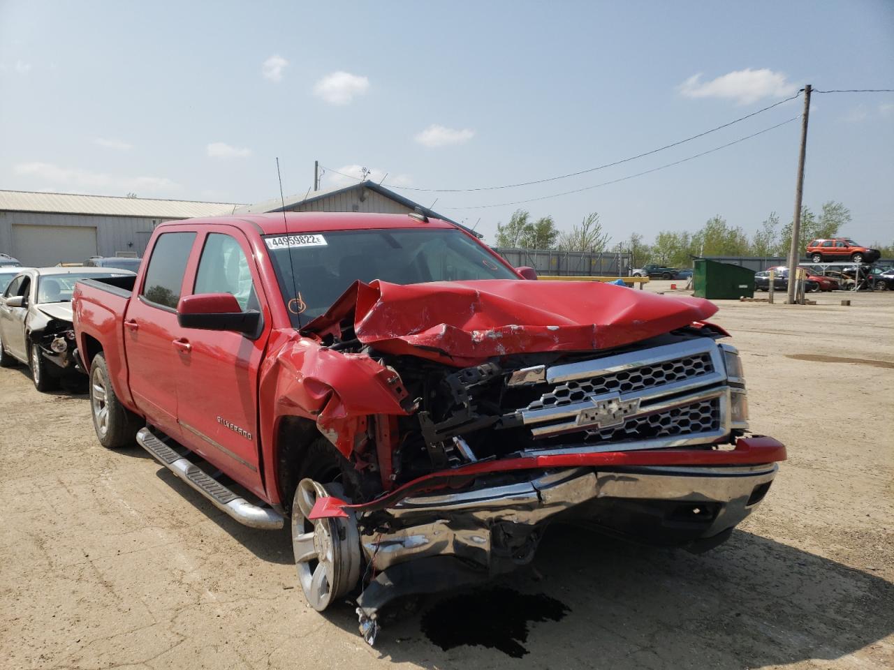 CHEVROLET SILVERADO 2015 with VIN 3GCUKREC6FG197635 - Photo from auction