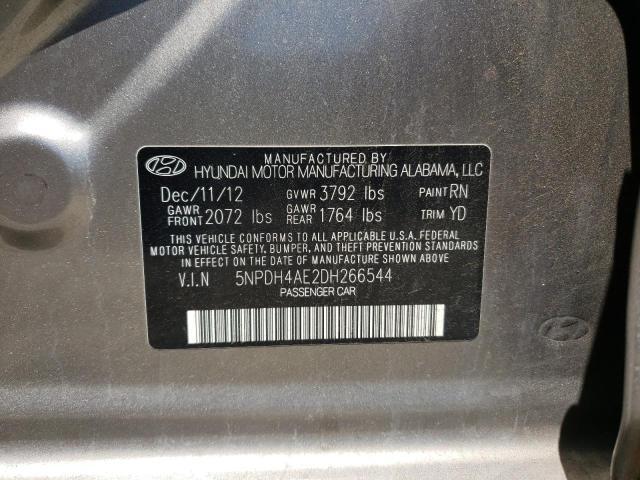 Photo 10 from auction – 2013 HYUNDAI ELANTRA GL with VIN 5NPDH4AE2DH266544