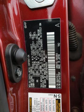 Photo 10 from auction – 2007 TOYOTA 4RUNNER SR with VIN JTEBU14R078096005