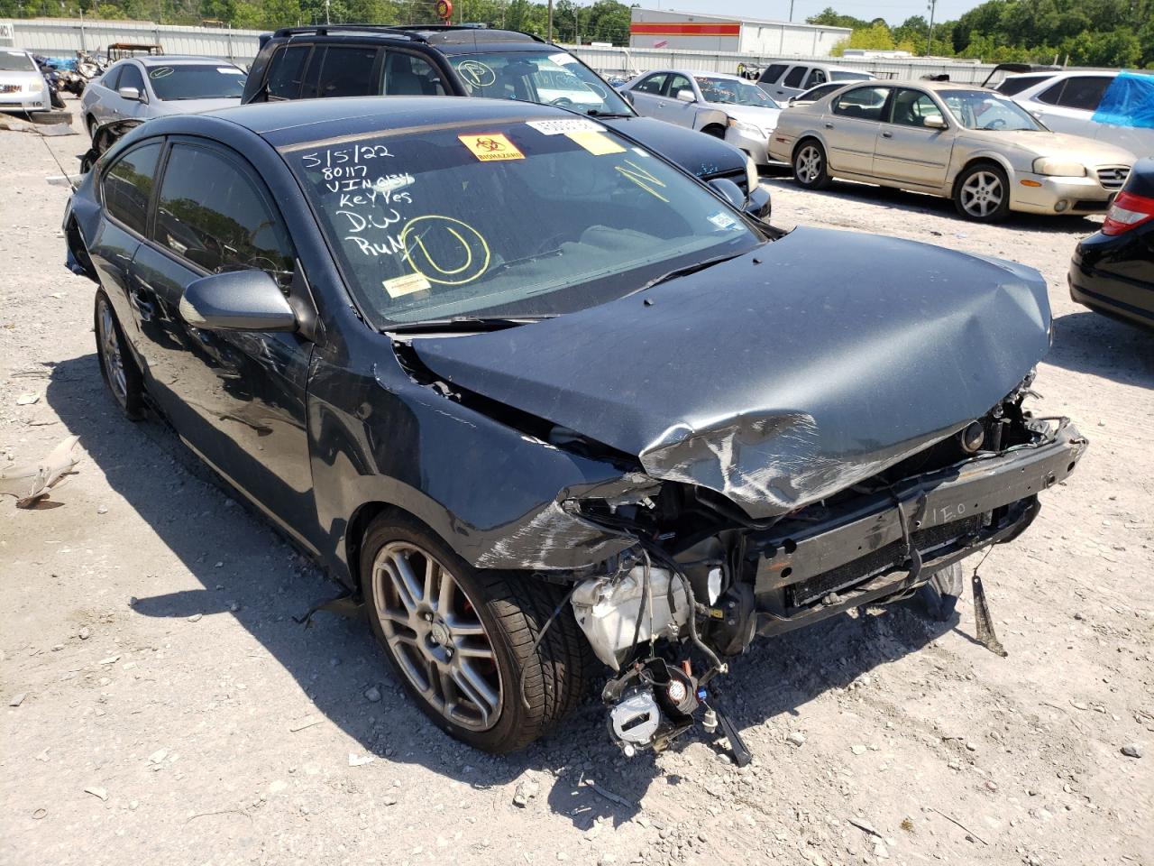 TOYOTA SCION TC 2010 with VIN JTKDE3B71A0310134 - Photo from auction