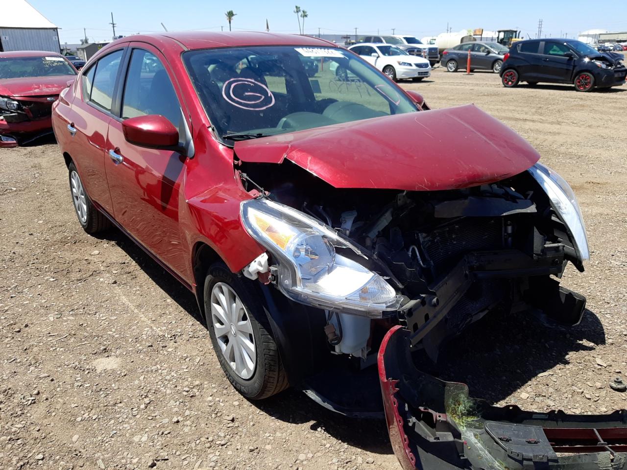 Photo 1 from auction – 2015 NISSAN VERSA S with VIN 3N1CN7AP4FL844611