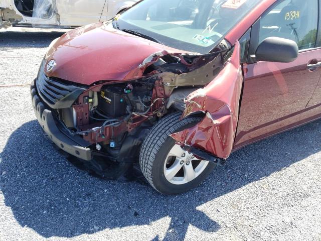Photo 9 from auction – 2014 TOYOTA SIENNA with VIN 5TDZK3DCXES413992