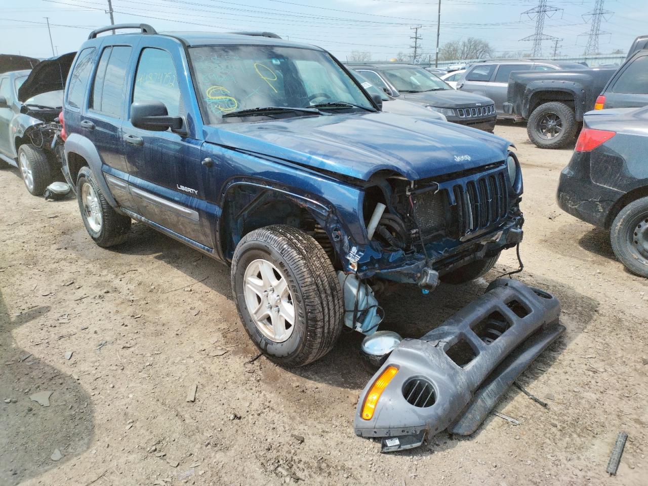 JEEP LIBERTY SP 2004 with VIN 1J4GL48K14W289664 - Photo from auction
