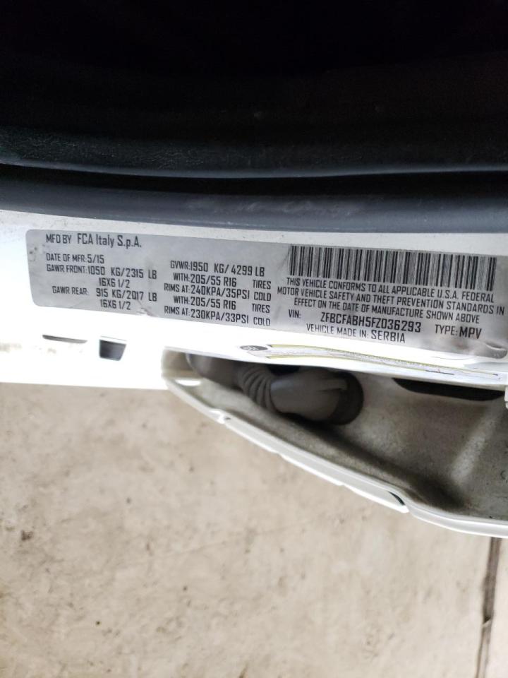 Photo 10 from auction – 2015 FIAT 500L EASY with VIN ZFBCFABH5FZ036293