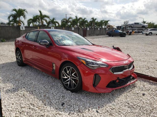 KIA STINGER GT 2022 with VIN KNAE35LD3N6114780 - Photo from auction