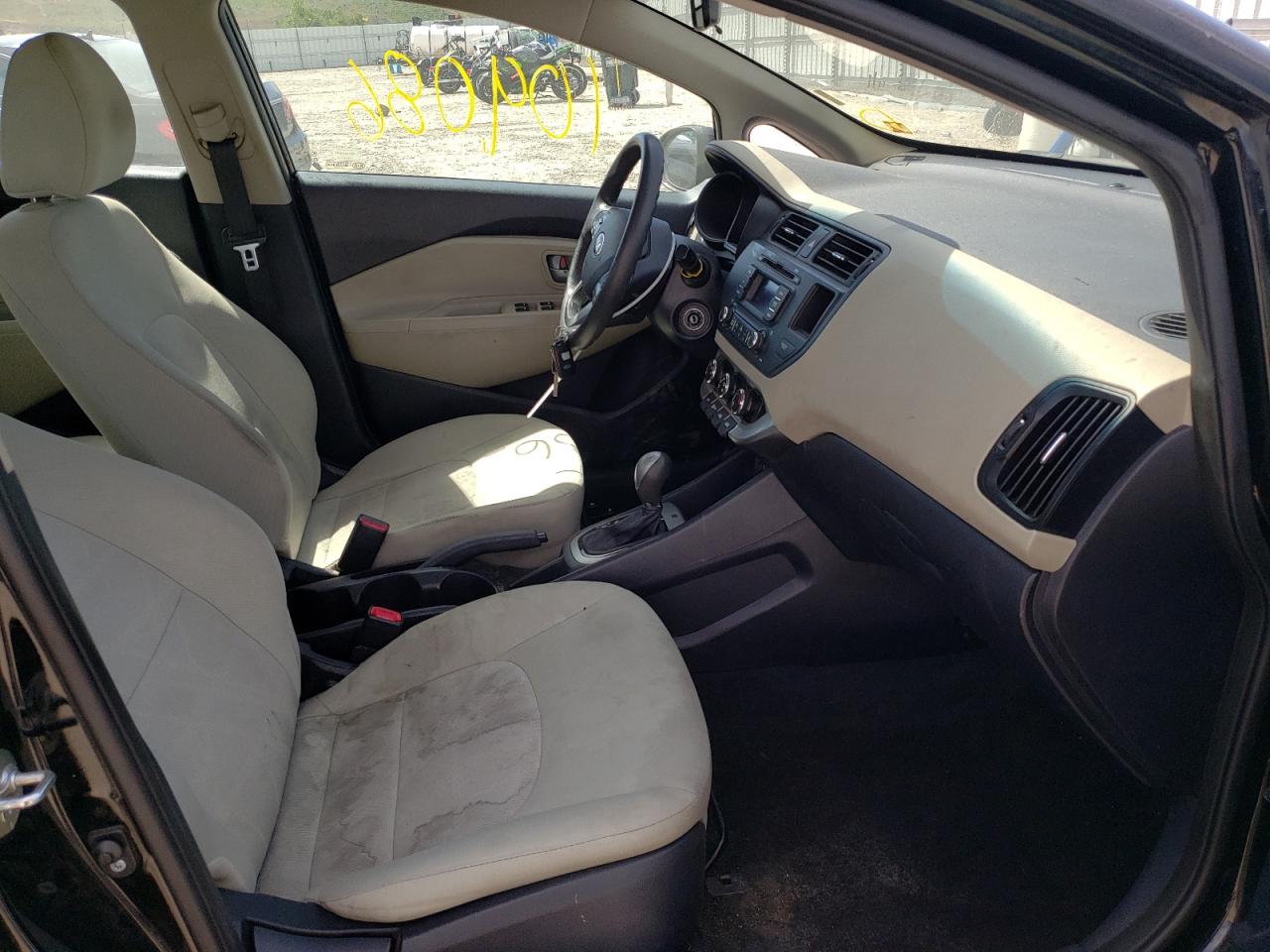 Photo 5 from auction – 2013 KIA RIO LX with VIN KNADM4A39D6244252
