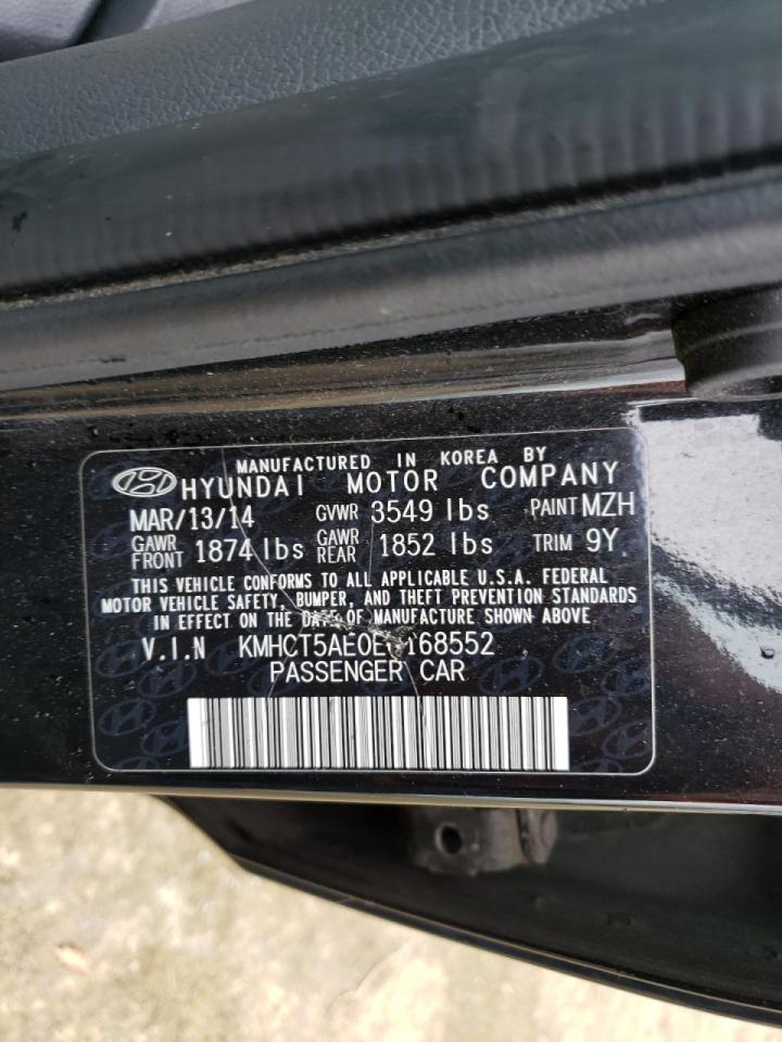 Photo 10 from auction – 2014 HYUNDAI ACCENT GLS with VIN KMHCT5AE0EU168552