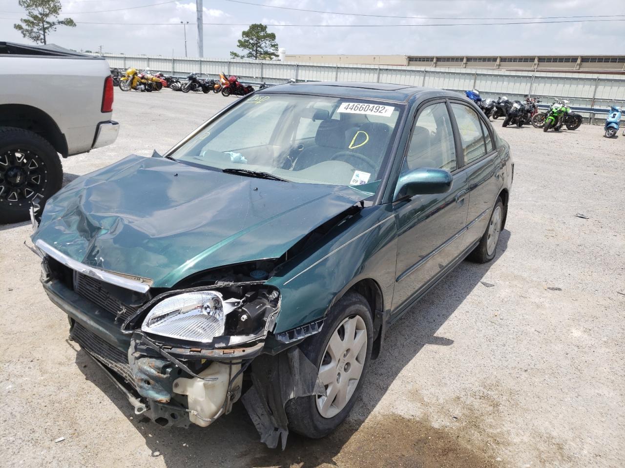 Photo 15 from auction – 2002 HONDA CIVIC EX with VIN 1HGES26772L016764