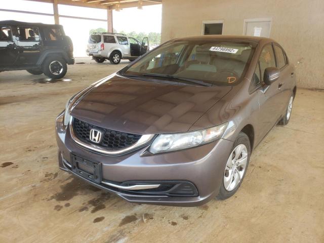 Photo 2 from auction – 2015 HONDA CIVIC LX with VIN 19XFB2F51FE230410