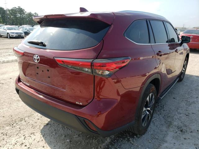 Photo 4 from auction – 2020 TOYOTA HIGHLANDER with VIN 5TDGZRAH3LS024775