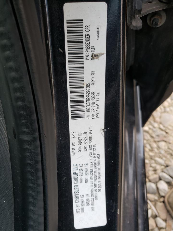 Photo 10 from auction – 2010 DODGE AVENGER R/ with VIN 1B3CC5FB2AN202385