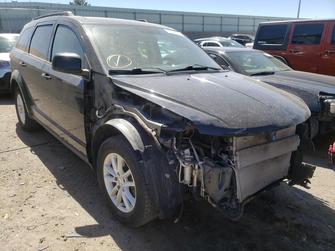 DODGE JOURNEY SX 2013 with VIN 3C4PDDBG8DT614890 - Photo from auction