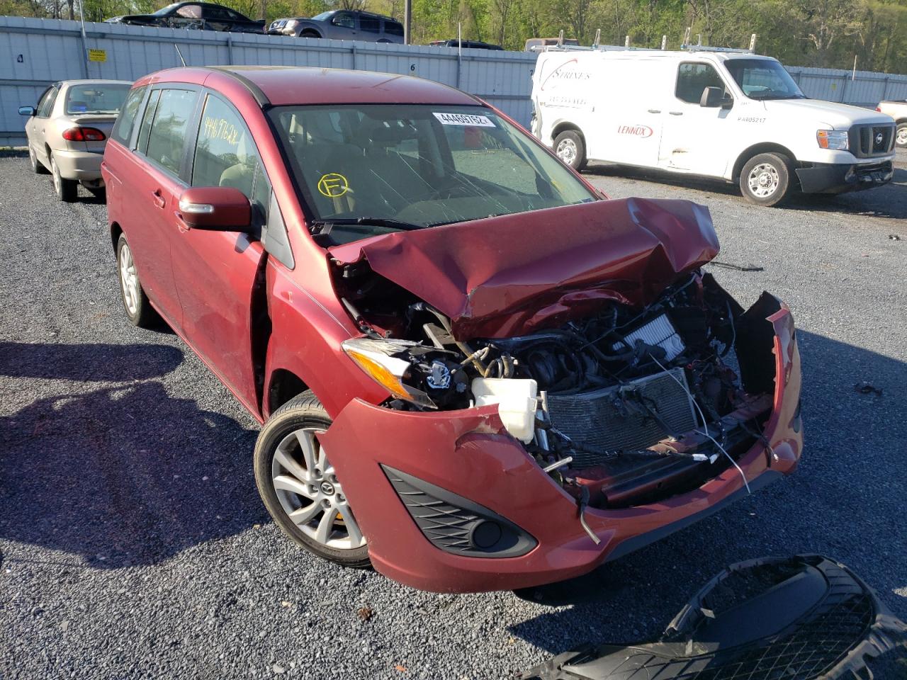 MAZDA 5 SPORT 2014 with VIN JM1CW2BL8E0167972 - Photo from auction