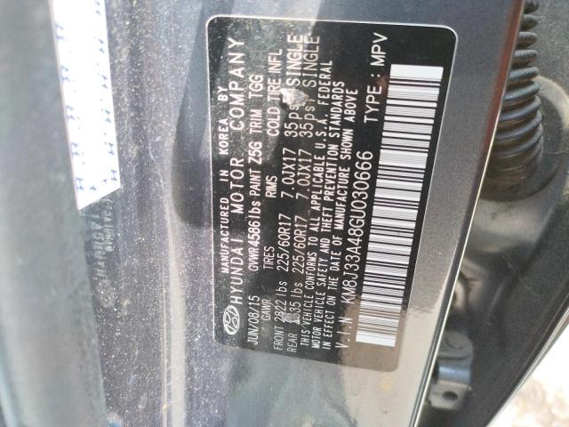 Photo 10 from auction – 2016 HYUNDAI TUCSON LIM with VIN KM8J33A48GU030666
